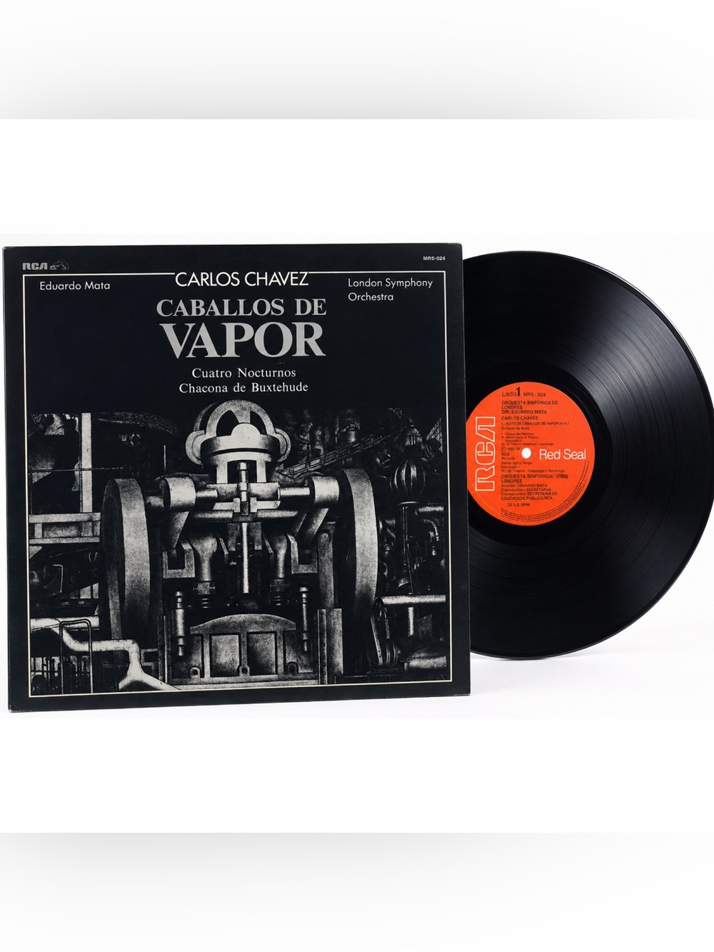 Carlos Chavez Caballos de Vapor LP RCA MRS-024 Mexico Eduardo Mata Rare 1982